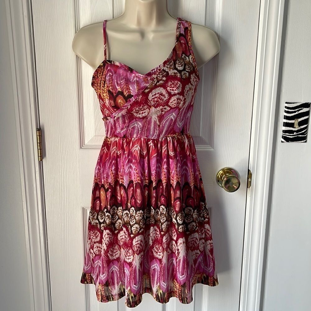 Colorful skater dress